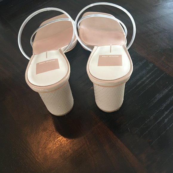 dolce vita clear strap sandals